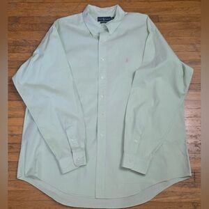 Pale Green Ralph Lauren Men's Shirt